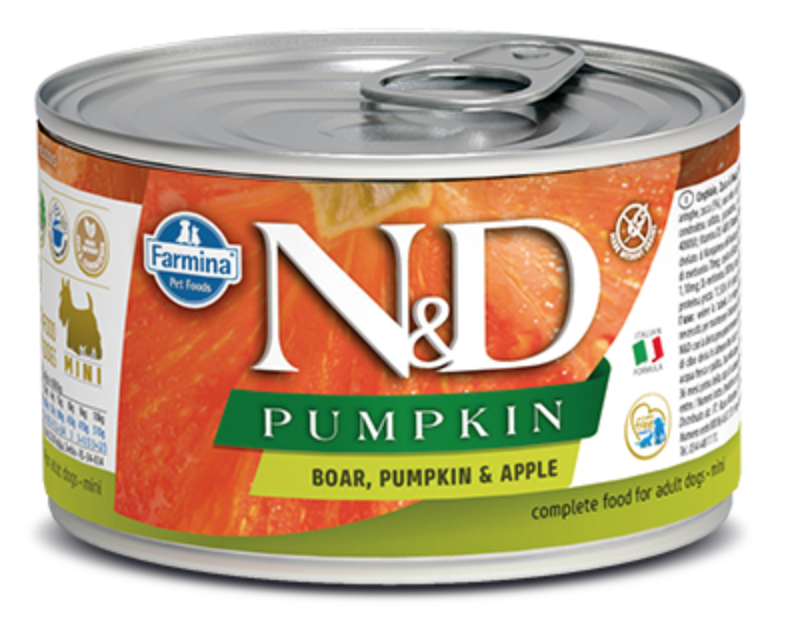 Farmina ND Boar Pumpkin and Apple Dog Can Jeffrey s Natural Pet Foods